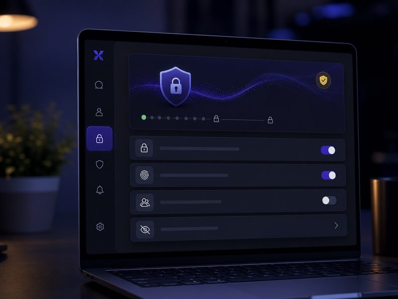 xchat 隐私安全设置界面